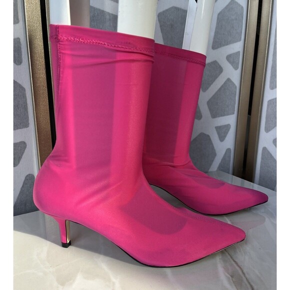 H&M Pink Heeled Boots - Picture 3 of 11